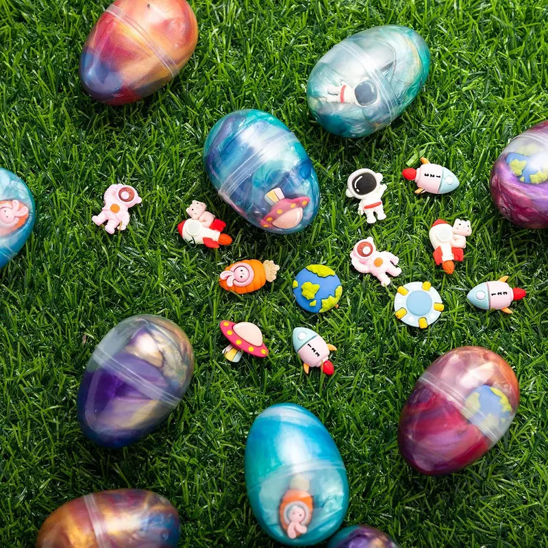 Galaxy Slime Pop™ Pre-Filled Slime Easter Eggs (12 Pack)